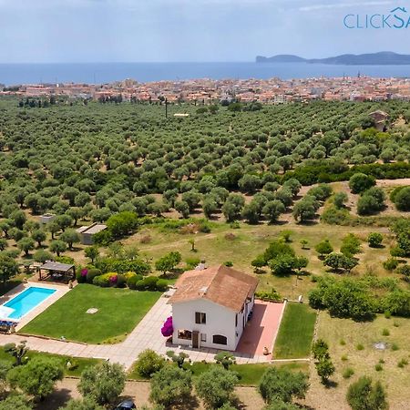 Clicksardegna Villa Emanuel Ad Alghero Con Vista Mare Spettacolare, Piscina Indipendente Per 8 Persone Exterior foto