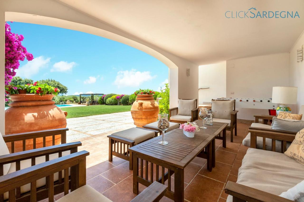 Clicksardegna Villa Emanuel Ad Alghero Con Vista Mare Spettacolare, Piscina Indipendente Per 8 Persone Exterior foto