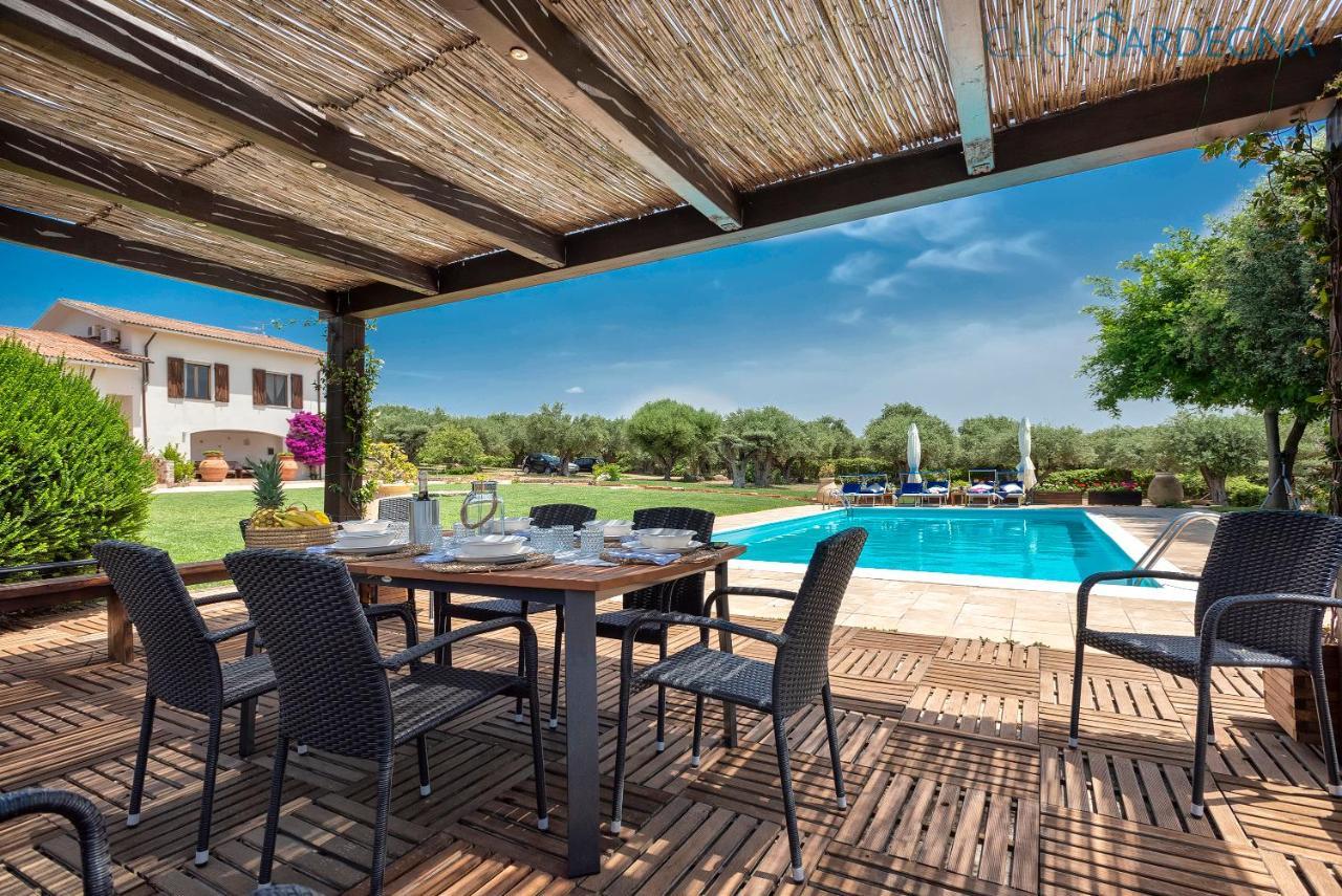 Clicksardegna Villa Emanuel Ad Alghero Con Vista Mare Spettacolare, Piscina Indipendente Per 8 Persone Exterior foto