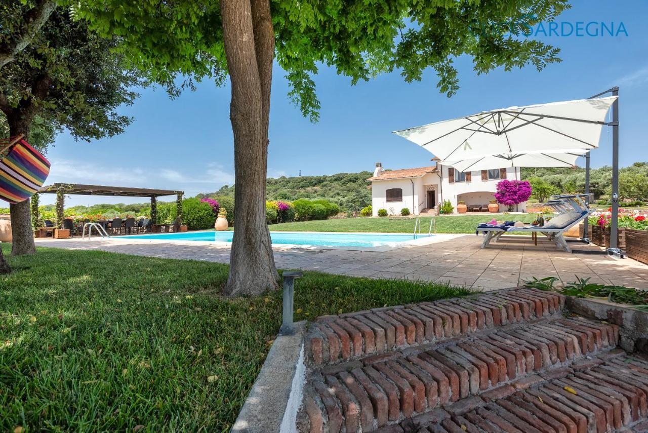 Clicksardegna Villa Emanuel Ad Alghero Con Vista Mare Spettacolare, Piscina Indipendente Per 8 Persone Exterior foto