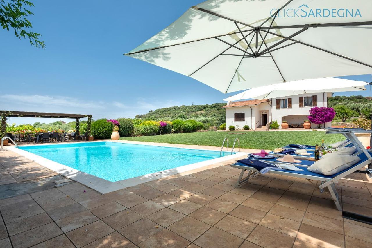 Clicksardegna Villa Emanuel Ad Alghero Con Vista Mare Spettacolare, Piscina Indipendente Per 8 Persone Exterior foto