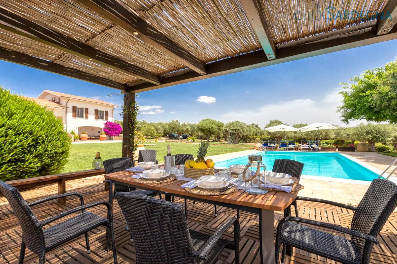 Clicksardegna Villa Emanuel Ad Alghero Con Vista Mare Spettacolare, Piscina Indipendente Per 8 Persone Exterior foto